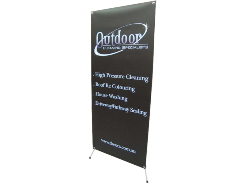 Large X Banner Stand 1200mm x 2 metres - Displays2Go