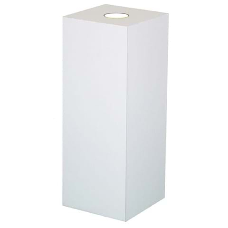 Plain white display stands are ideal for art - Displays2Go