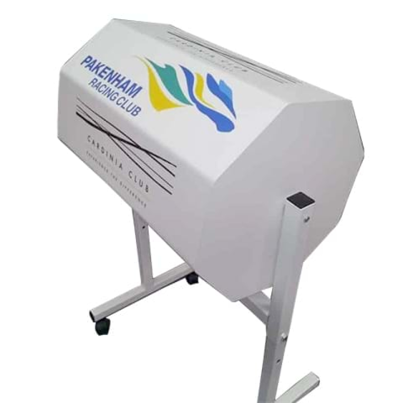 Entry barrel wrapped with customised graphics - Displays2Go
