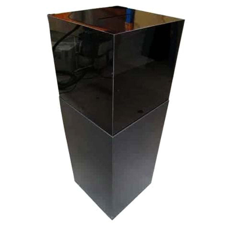 Suggestion box with smoked top to conceal the details written on the forms - Displays2Go