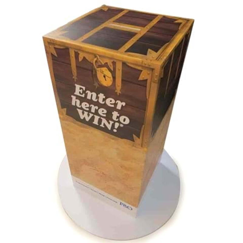 Circular base for use on cruise ships and other enviroments where stability is critical - Displays2Go