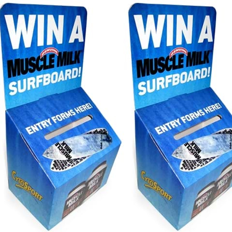 Small cardboard entry box - Displays2Go