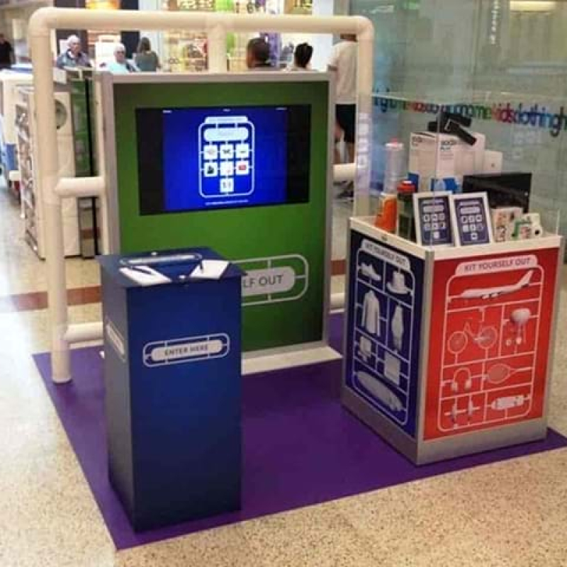 Shopping mall entry box kit - Displays2Go