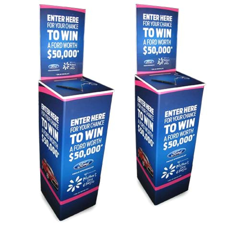 Folding entry boxes - Displays2Go
