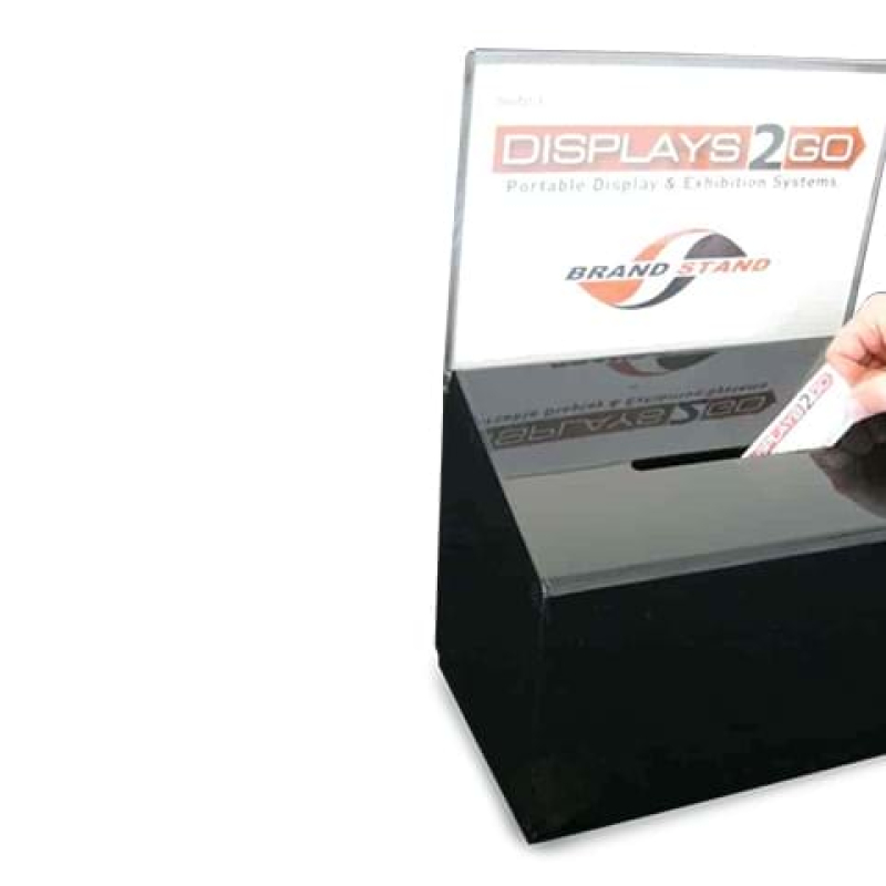 Acrylic box with lock - Displays2Go