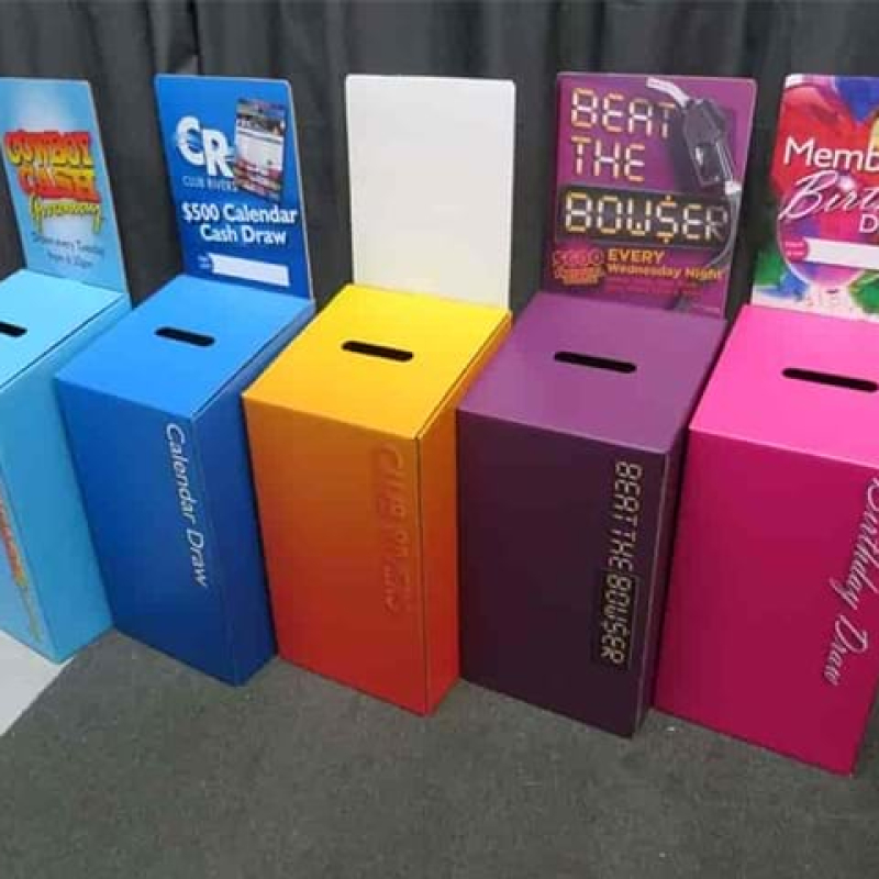 Cardboard ballot box - Displays2Go