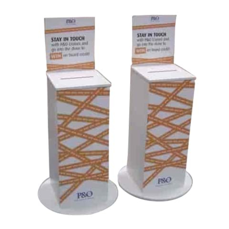 Circular base for use on cruise ships and other enviroments where stability is critical - Displays2Go