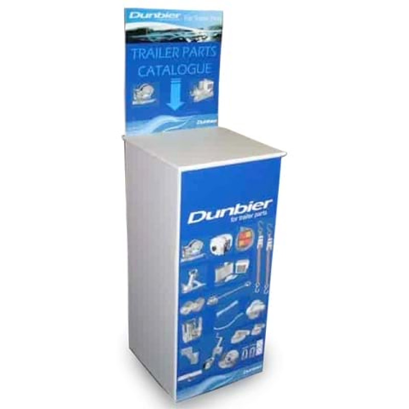 Competiotn box with header board - Displays2Go