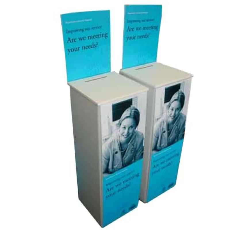 Free standing suggestion boxes - Displays2Go