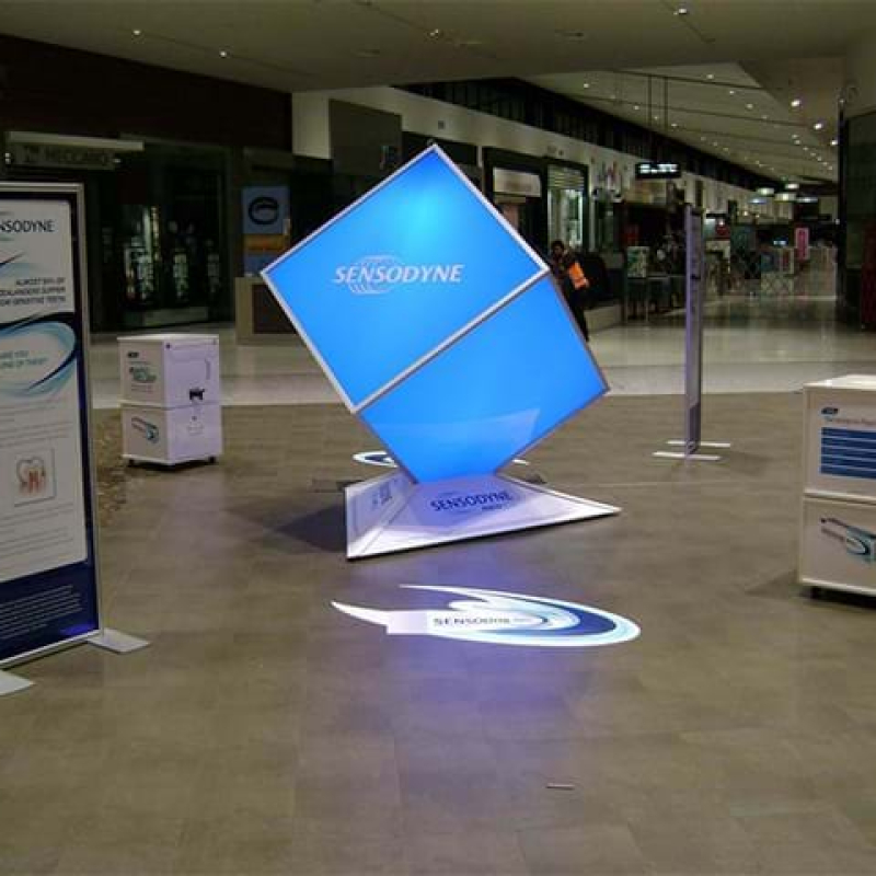 Mall display for sensodyne - Displays2Go