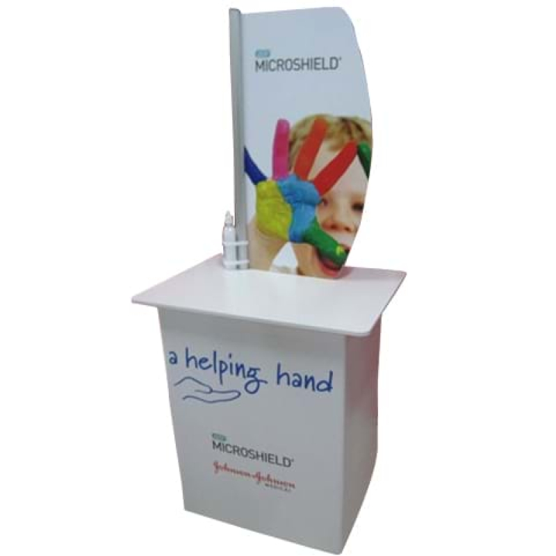 Portable dispenser display - Displays2Go