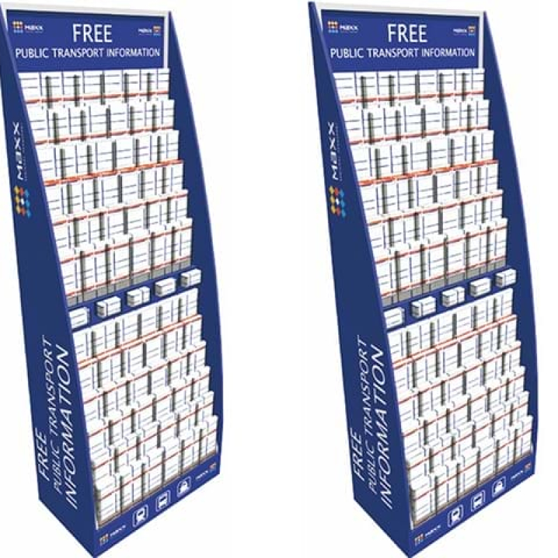 Floor standing brochure display - Displays2Go