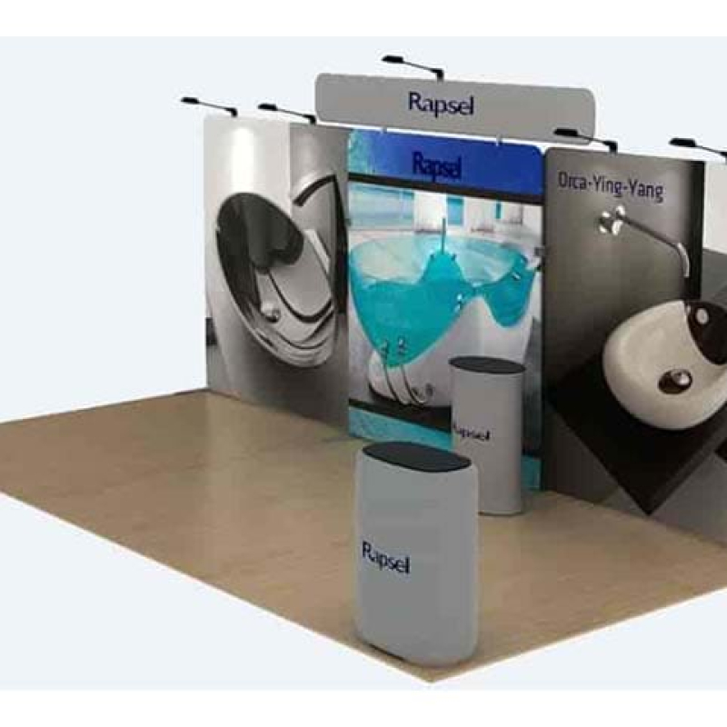 Backdrop stand for a 6 metre booth - Displays2Go