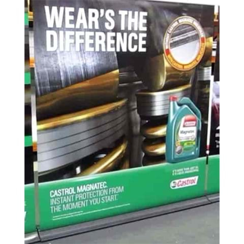 Extra wide pull up banner - Displays2Go