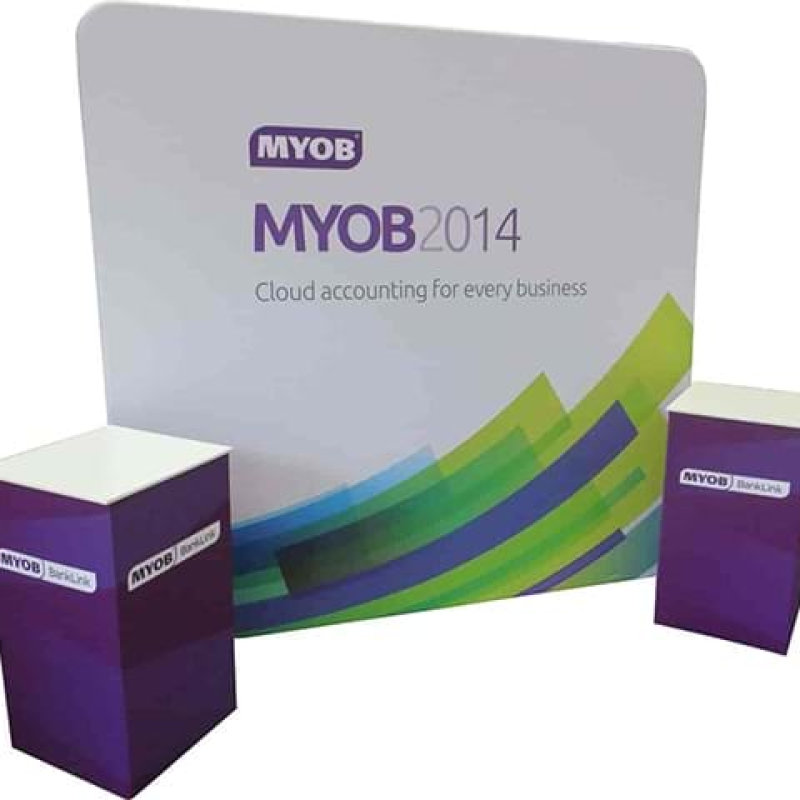 Pop up exhibit display - Displays2Go