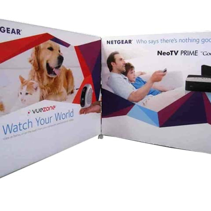 2 x 3 metre backdrops in L formation - Displays2Go