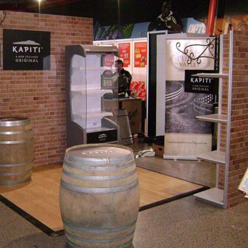 Expo barrel tables - Displays2Go