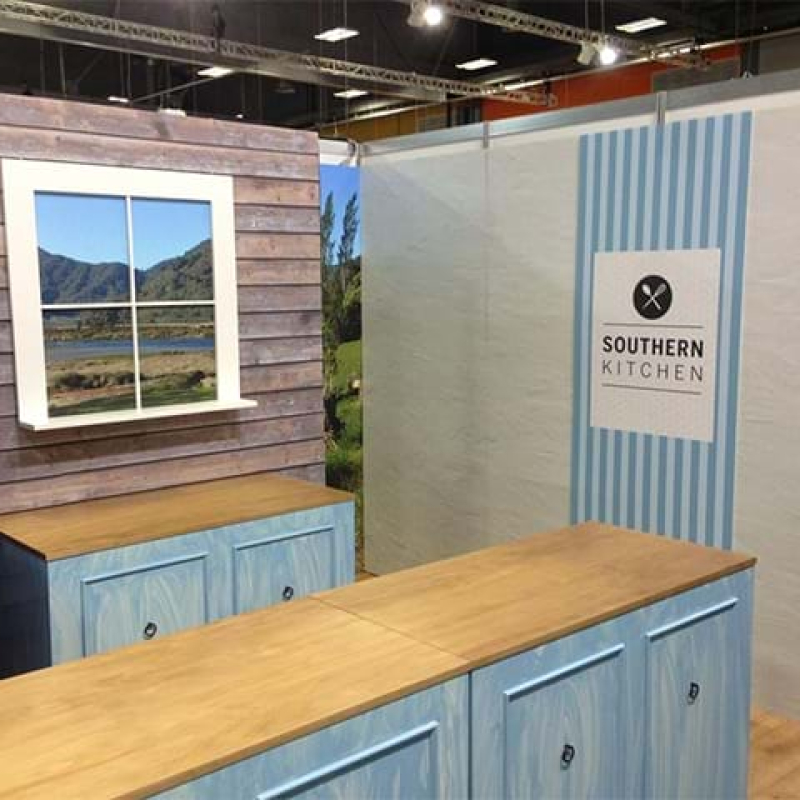 Expo bar setup - Displays2Go