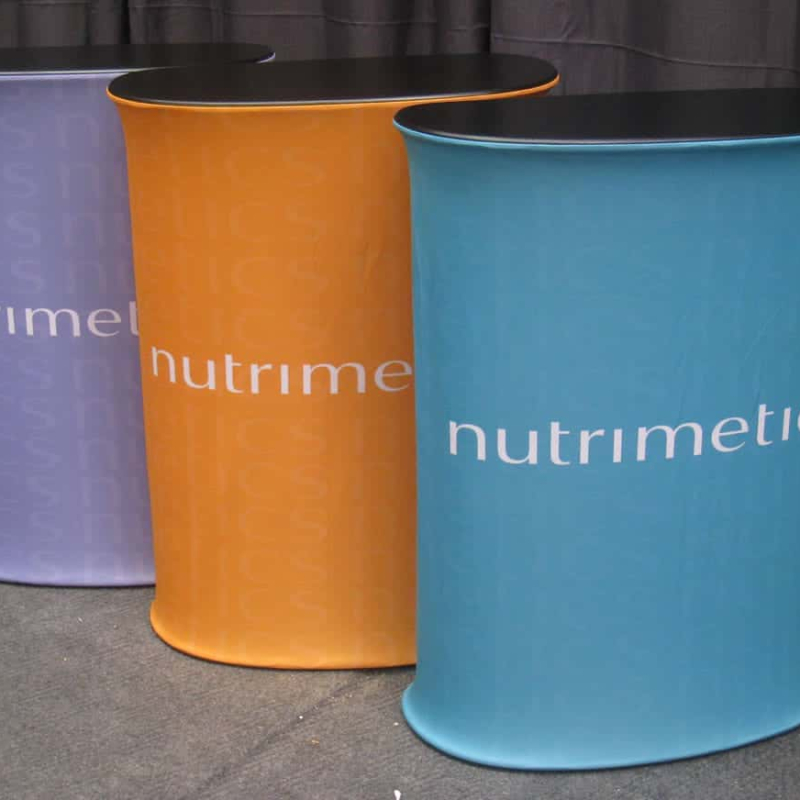 Oval sales counters - Displays2Go