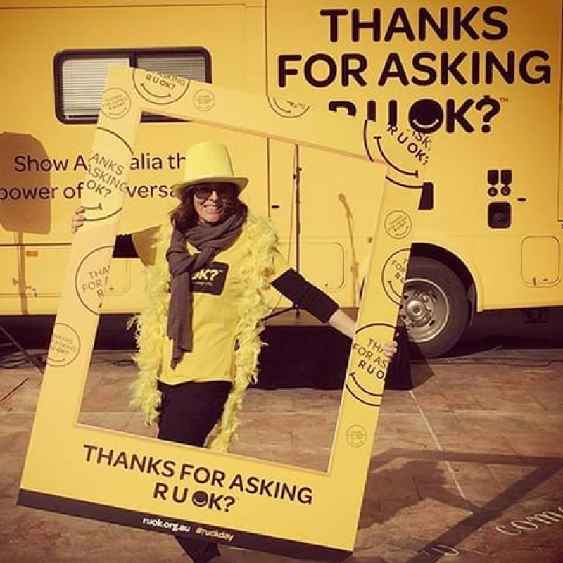 Marketing signage for RUOK Day - Displays2Go