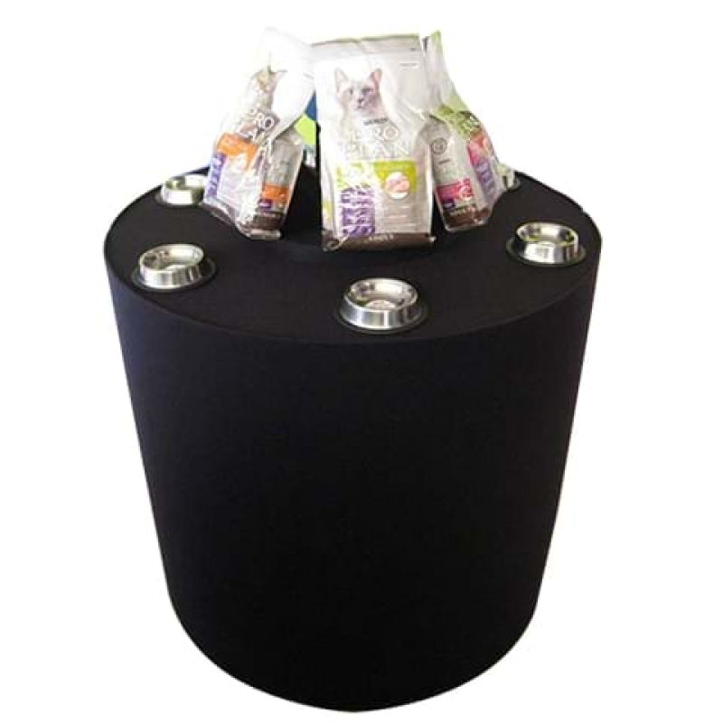 Round plinth with fabric coating - Displays2Go