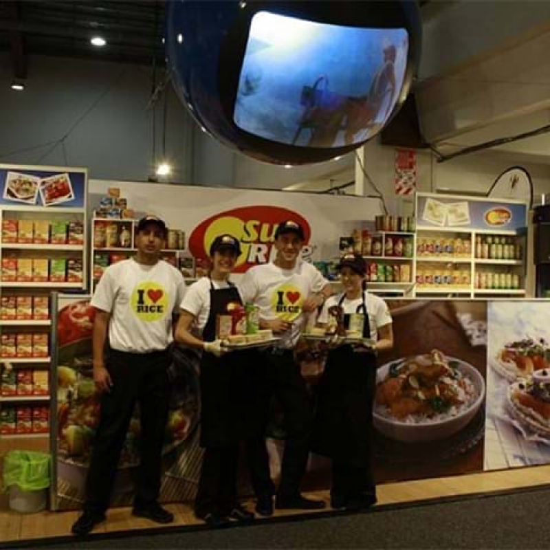 Exhibition food sampling - Displays2Go