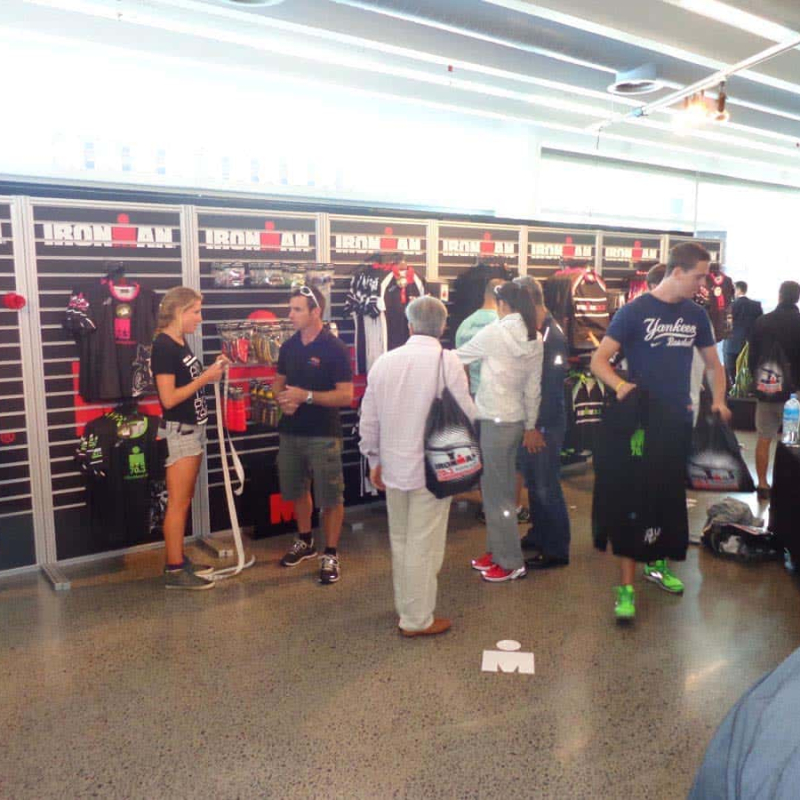 Merchandise tent for Ironman - Displays2Go