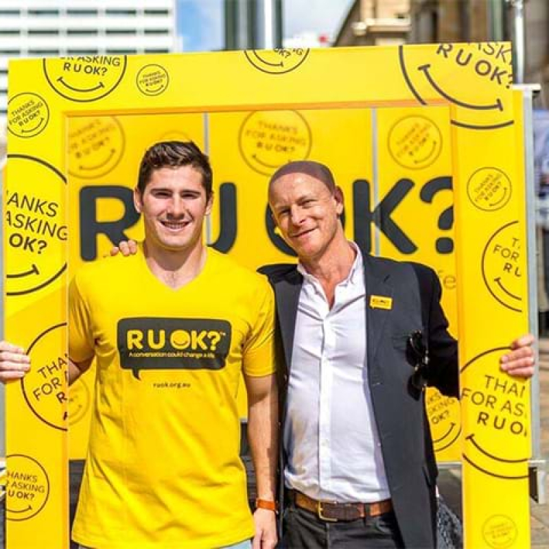 Marketing signage for RUOK Day - Displays2Go