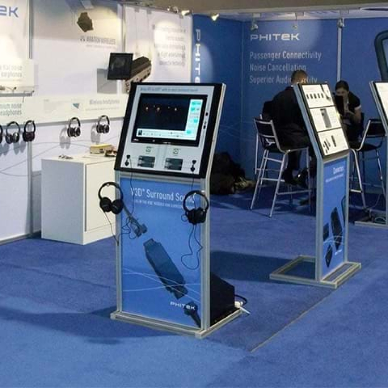 Multimedia display booth - Displays2Go