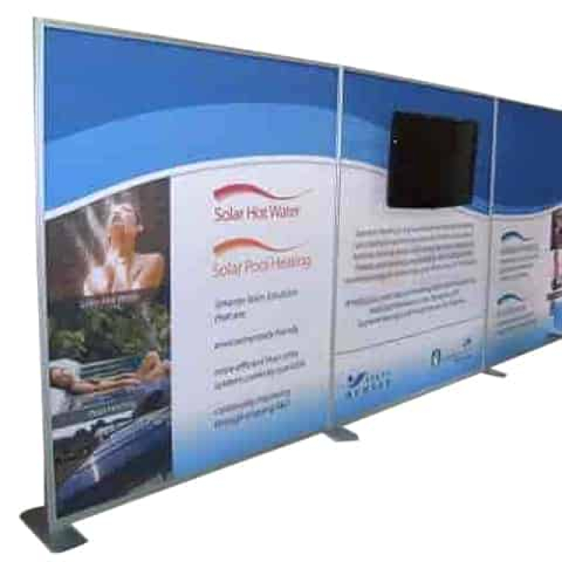 Display wall with tv - Displays2Go