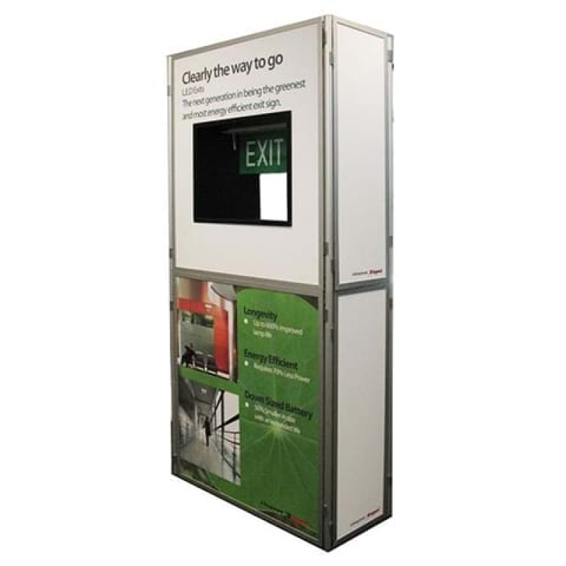 Display stand with screen - Displays2Go
