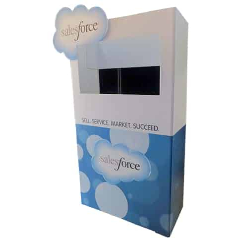 Branded stand with touch screen - Displays2Go