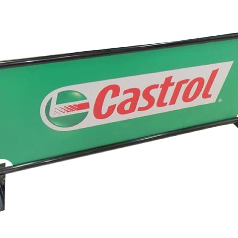 Branded cafe barrier - Displays2Go