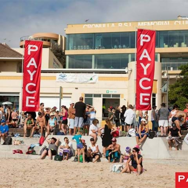 Giant portable flag pole for events - Displays2Go