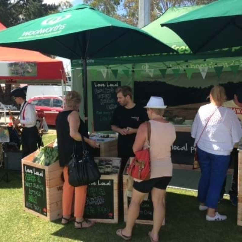 Bunting on a marquee - Displays2Go