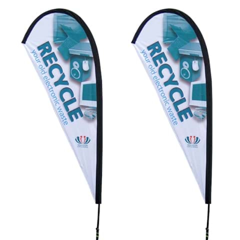 Teardrop flag - Displays2Go