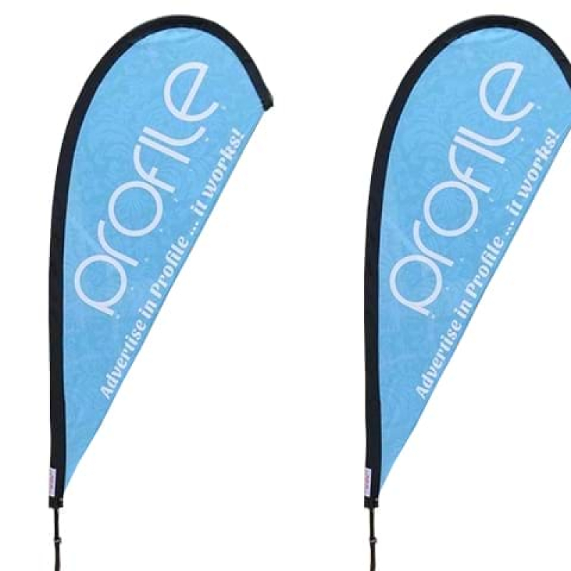 Teardrop flag - Displays2Go