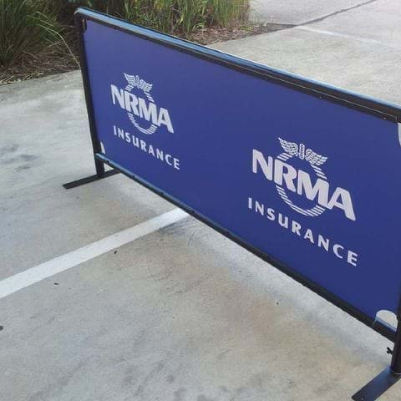 Cafe barrier sign - Displays2Go