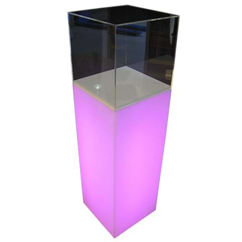 Perspex plinth with internal lighting - Displays2Go