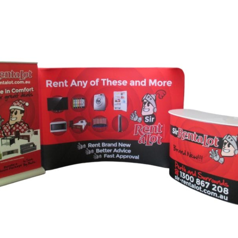 Pop-Up Table: Sir Rent A Lot - Displays 2 Go