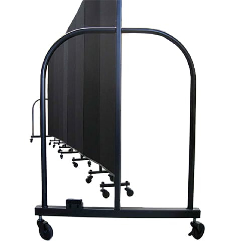Foldaway room dividing screen on castors - Displays2Go