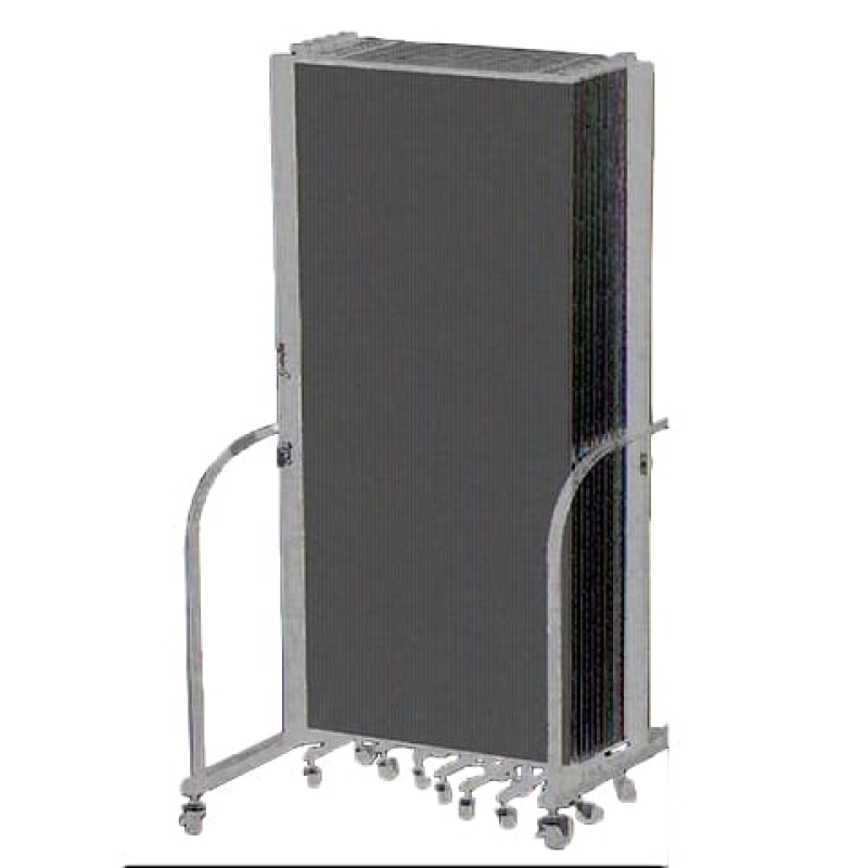 Foldaway room dividing screen on castors - Displays2Go