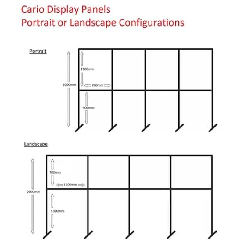 Velcro display board configuration - Displays2Go