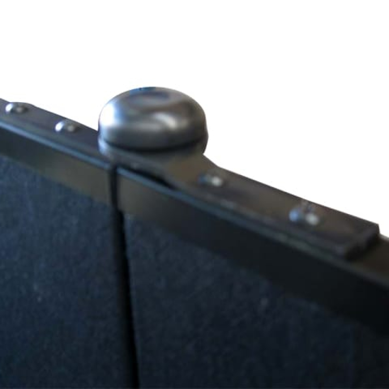 Foldaway room dividing screen on castors - Displays2Go