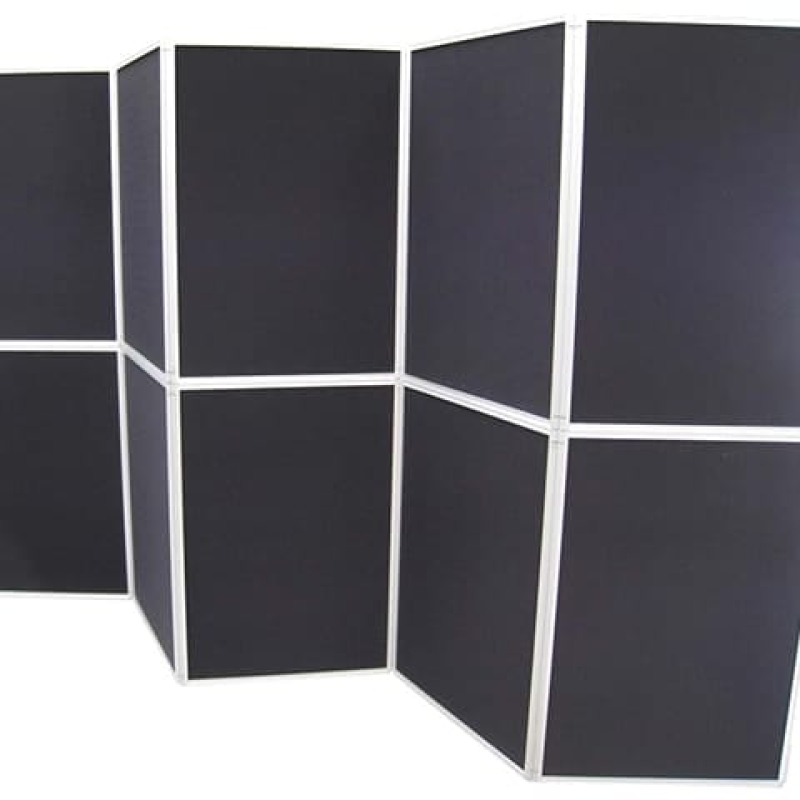 Presentation display boards in zig-zag format - Displays2Go