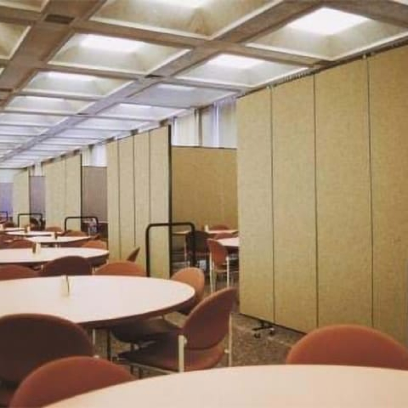 Foldaway room dividing screen on castors - Displays2Go