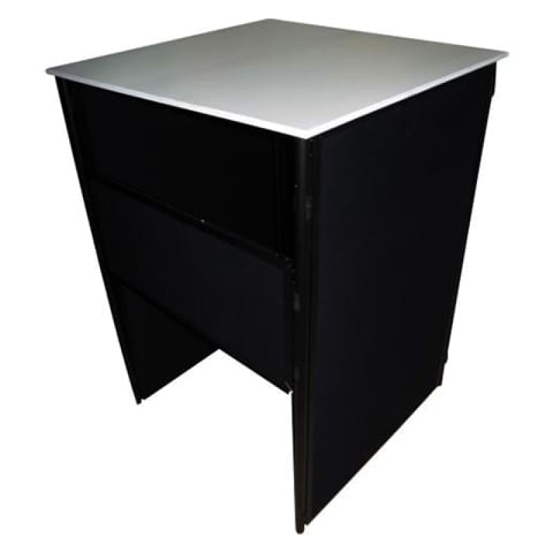 Panel boards configured into a square counter - Displays2Go