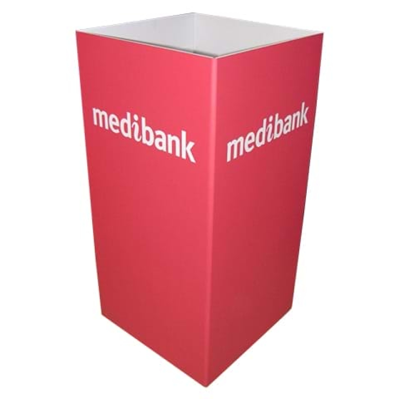 Display stand in red - Displays2Go