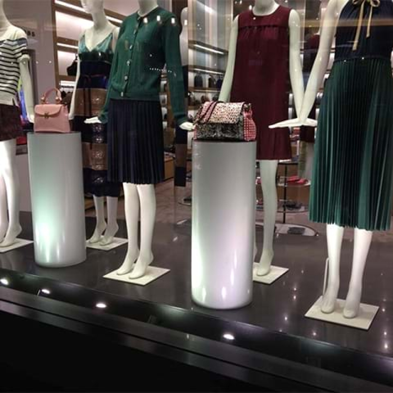 Display stands in Melbourne store window - Displays2Go