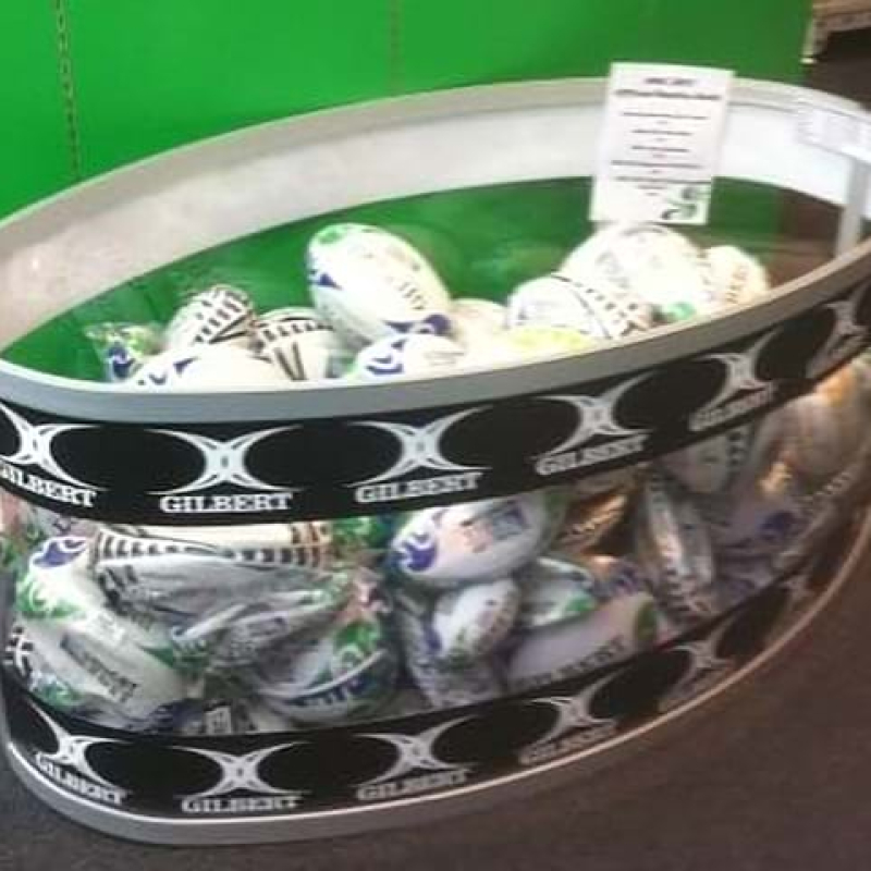 Ball bin in oval shape - Displays2Go